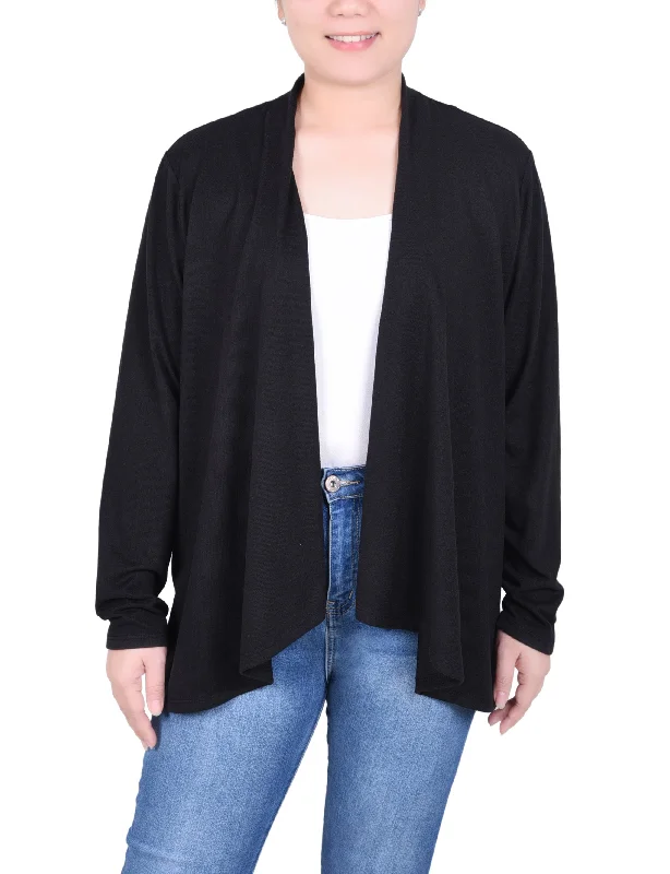 Massive Deal Petite Long Sleeve Swing Cardigan