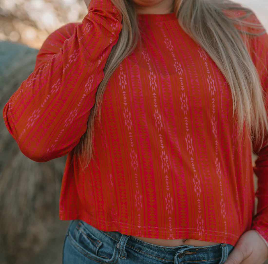 Great Deal Pecos Pink Top