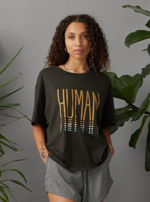 Fantastic Deals Human Reflection Tee - Washed Black