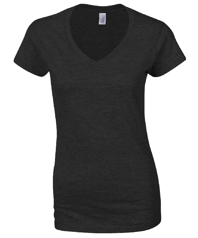 Year-End Clearance Softstyle womens v-neck t-shirt | Black