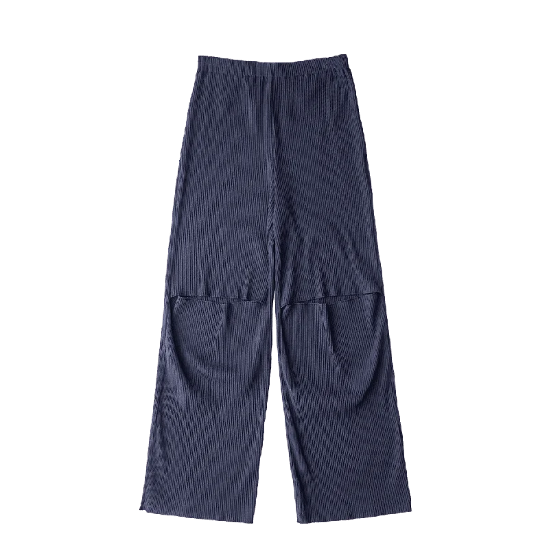 Weekend Savings Spectacle Slit knee pants / Black