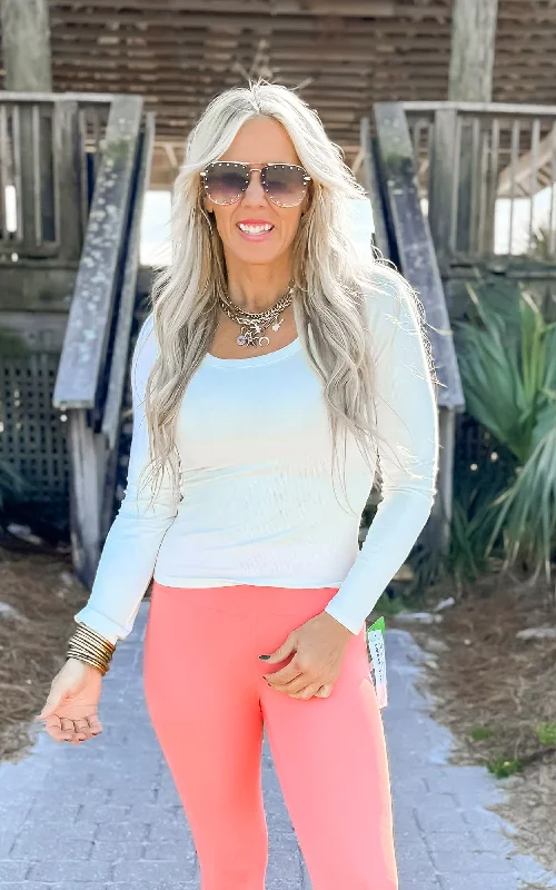Extra Savings Slim Fit Scoop Neck Long Sleeve Top | MONO B