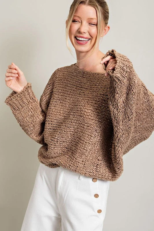 Weekend Deals to Make You Happy Loose Fit Knit Top