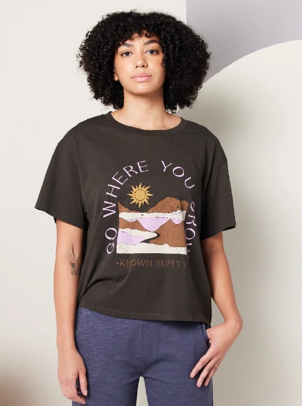 Amazing Value Grow Vacation Tee - Washed Black