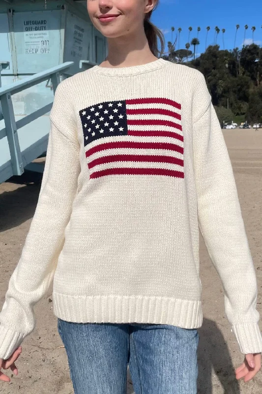 Price Buster Nico American Flag Sweater