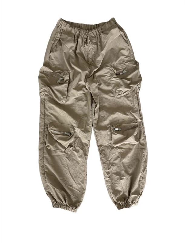 Epic Deals Tan Parachute Pants