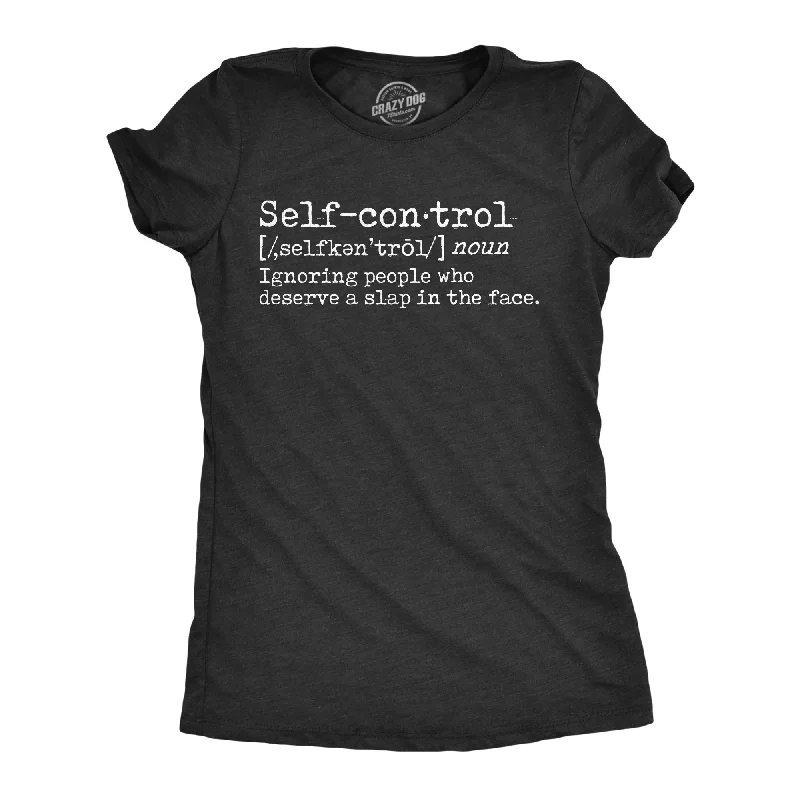 Exclusive Offers Self Control Definition Women's T Shirt