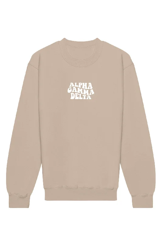 Lowest Price Alpha Gamma Delta Sister Sister Crewneck Sweatshirt