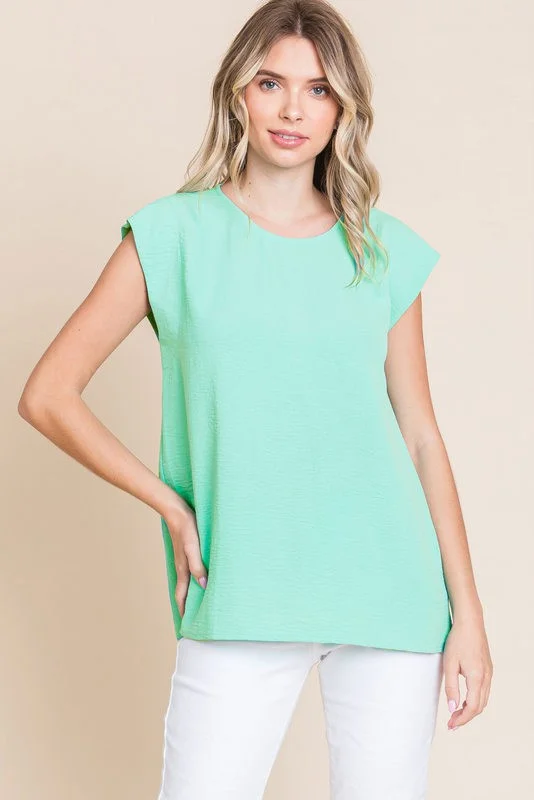 Top Pick So Easy Basic Top - Mint