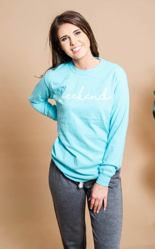 Special Discount Weekend Long Sleeve Top**