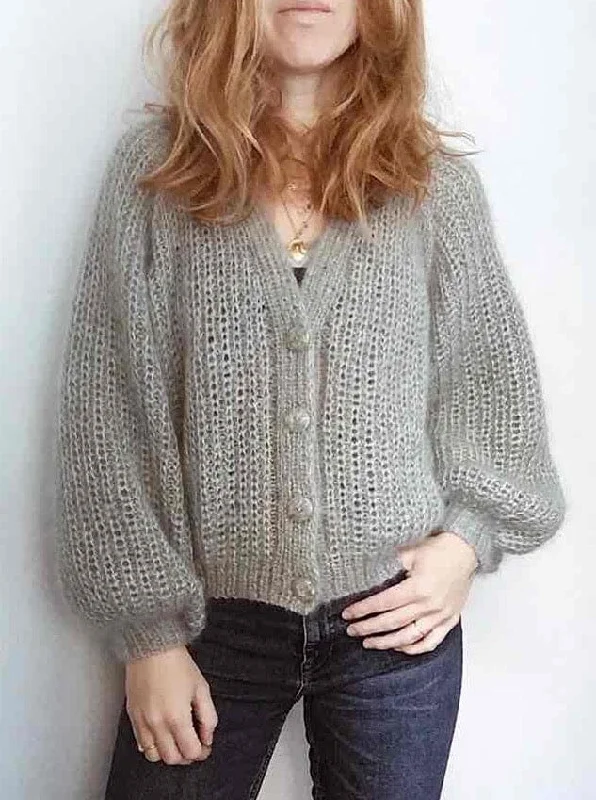 Weekend Specials to Indulge In Cardigan No 4 by My Favourite Things Knitwear, Silk Mohair yarn kit (excl pattern) Weekend Specials to Indulge In Cardigan No 4 by My Favourite Things Knitwear, Silk Mohair yarn kit (excl pattern)