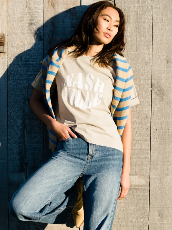 The Best Prices Nashville Graphic Tee - Brown Sugar