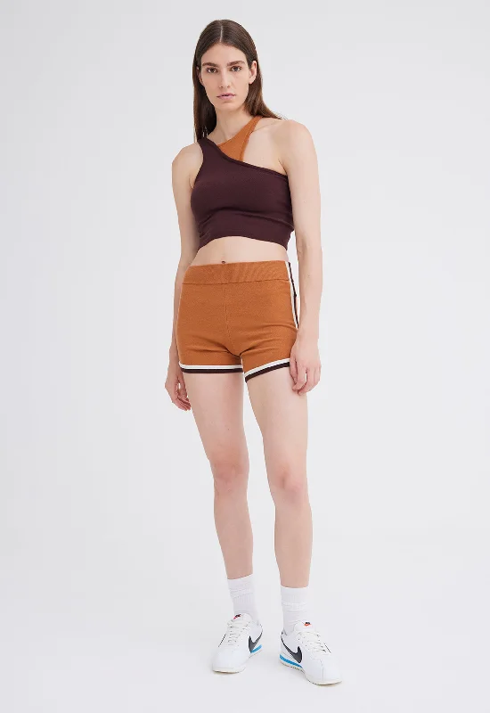 Exclusive Deal NAGNATA Retro Short 2.0 - Bronze/ Merlot