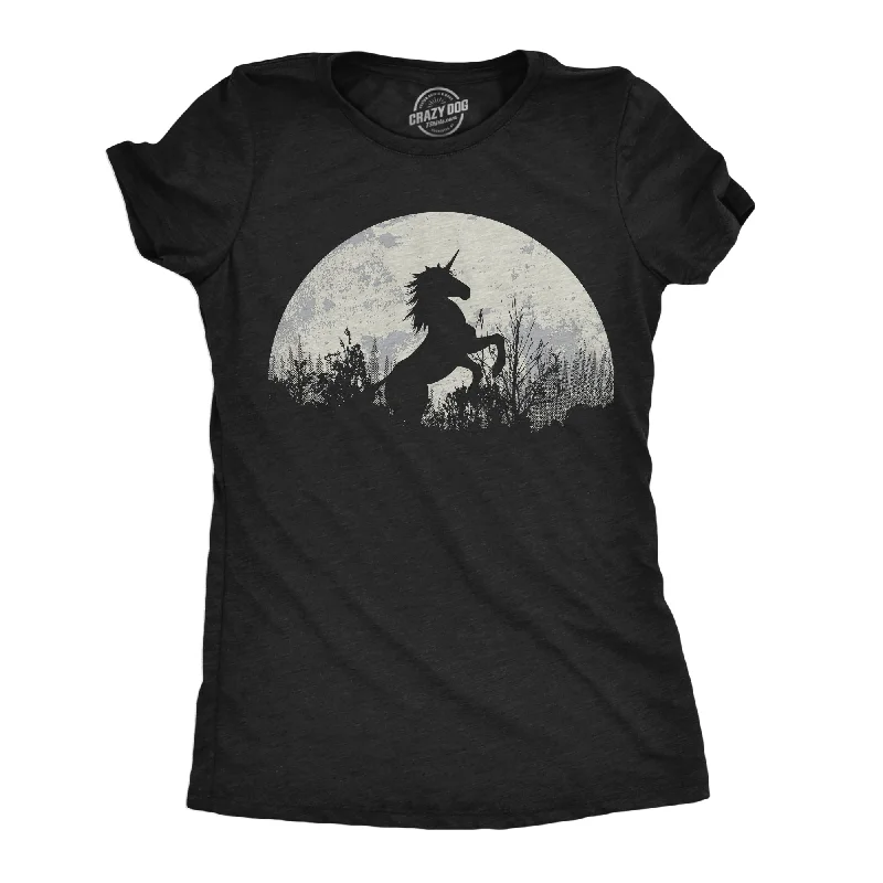 Clearance Sale Moon Unicorn Women's T Shirt