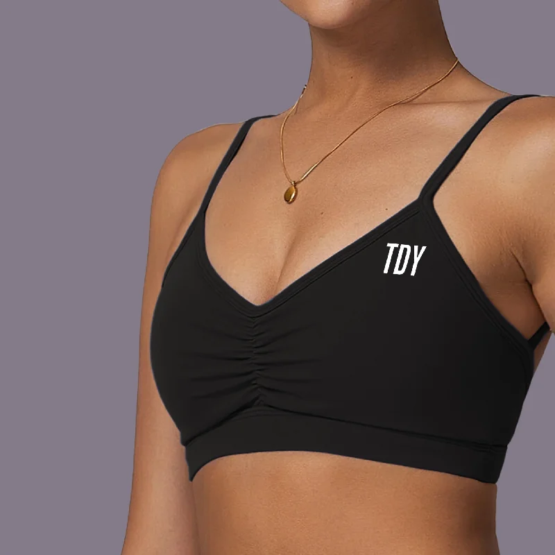 Best Bargains TDY Basic Black Exercise Bra