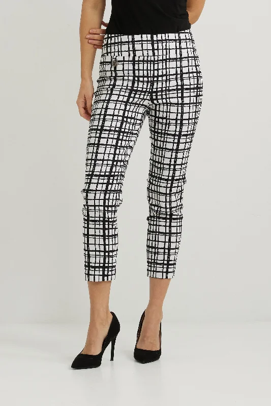 Can't Miss Joseph Ribkoff Sale, 222259 Checked Cropped Pants