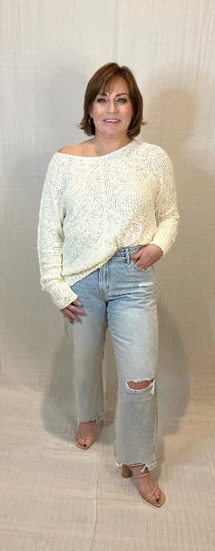 Weekend Offers That Dazzle Andi Loose Fit Knit Sweater | CREAM