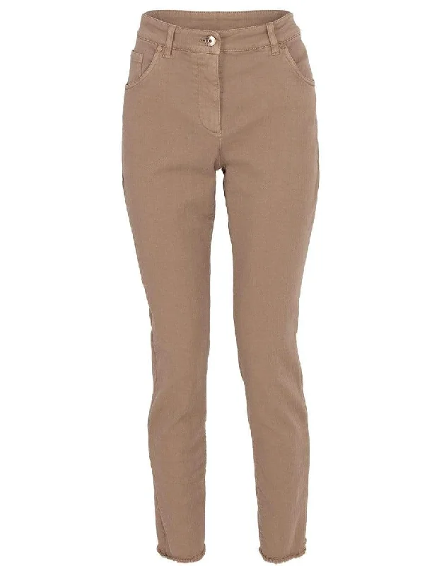 Super Bargain Skinny Frayed Hem Denim Pant