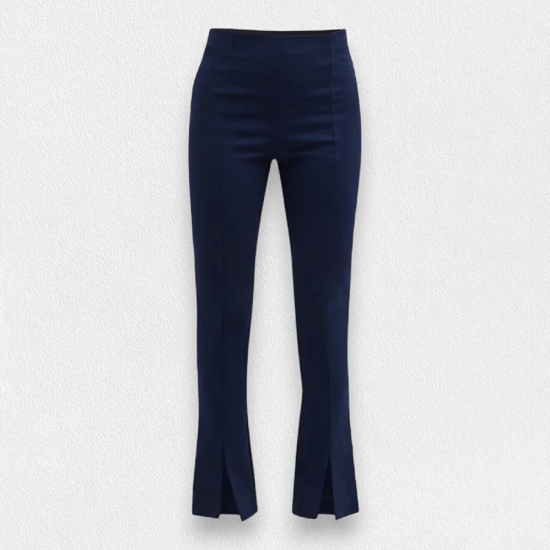 Steals and Deals MEIMEIJ - CROPPED STRETCH FRONT SLIT PANT