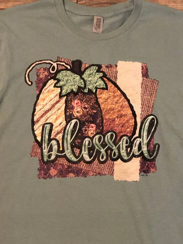 Big Savings Blessed Pumpkin Shirt