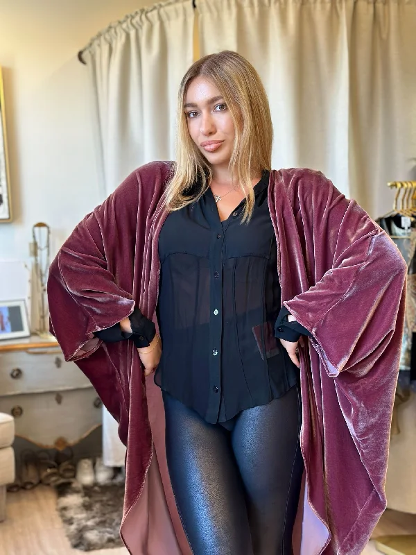 Year-End Sale T.ba Georgia Kasaka Silk Velvet