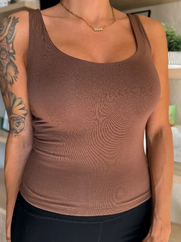 Online Specials Your New Favorite Tank - Chocolate