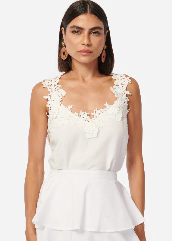 Weekend Bargains Await You Chels Camisole White