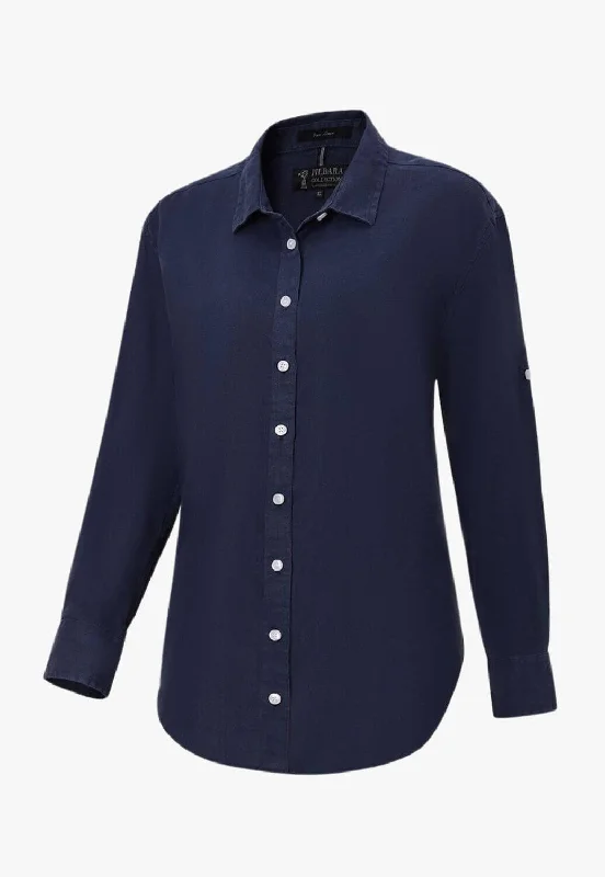 Major Savings Pilbara Ladies Linen Long Sleeve Shirt
