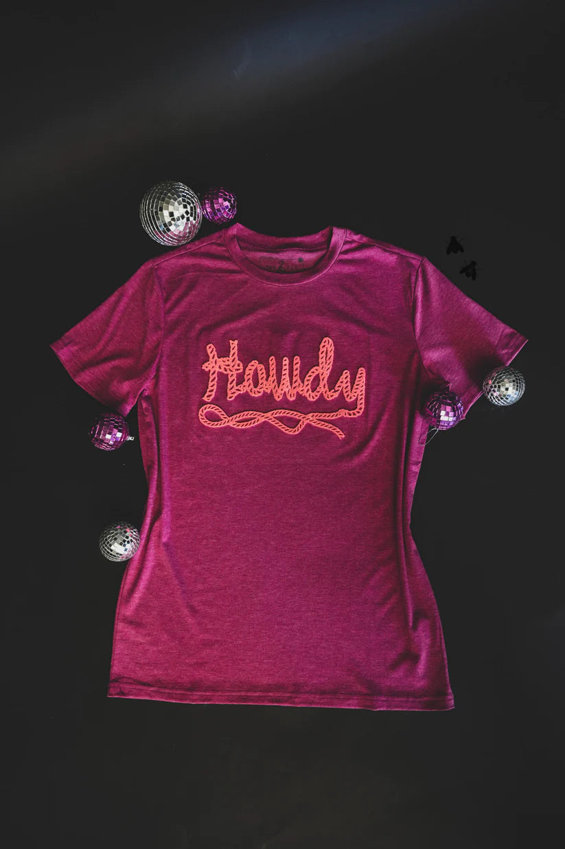 Hurry In Howdy Honey Pink Top