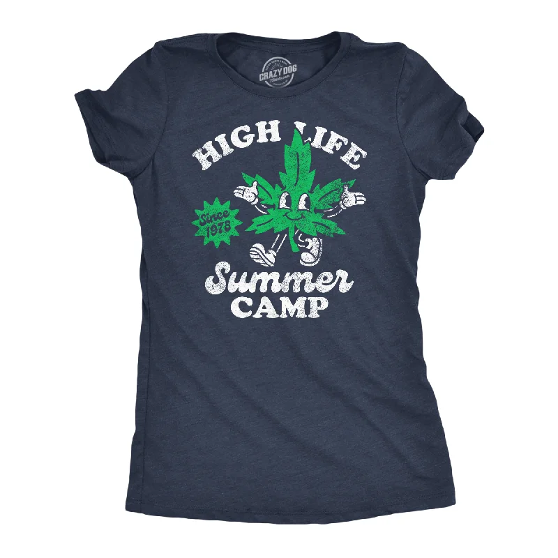 Deal Explosion High Life Summer Camp Women's T Shirt