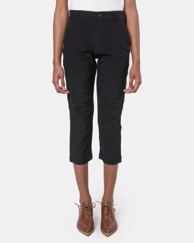 Limited Availability Polyester Pants in Black