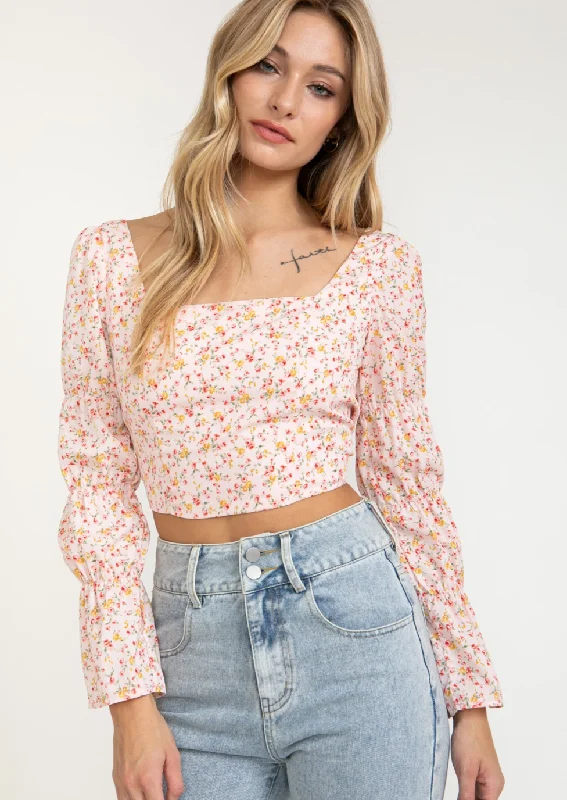 Mega Sale Don't Hold Back Floral Top