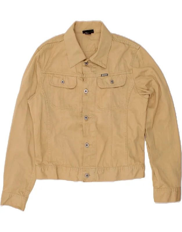 Hurry In DIESEL Womens Bomber Jacket UK 14 Medium Beige Cotton