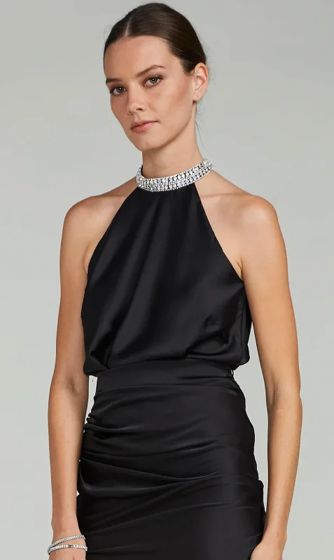 Savings Event Ellis Satin Halter Top